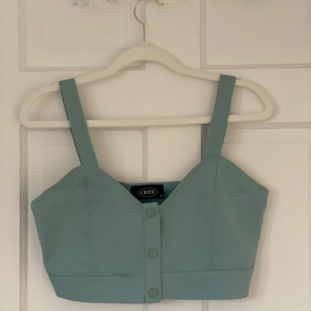 Cute Sweetheart Neckline Button Top! A Beautiful light blue top, Summer ready!